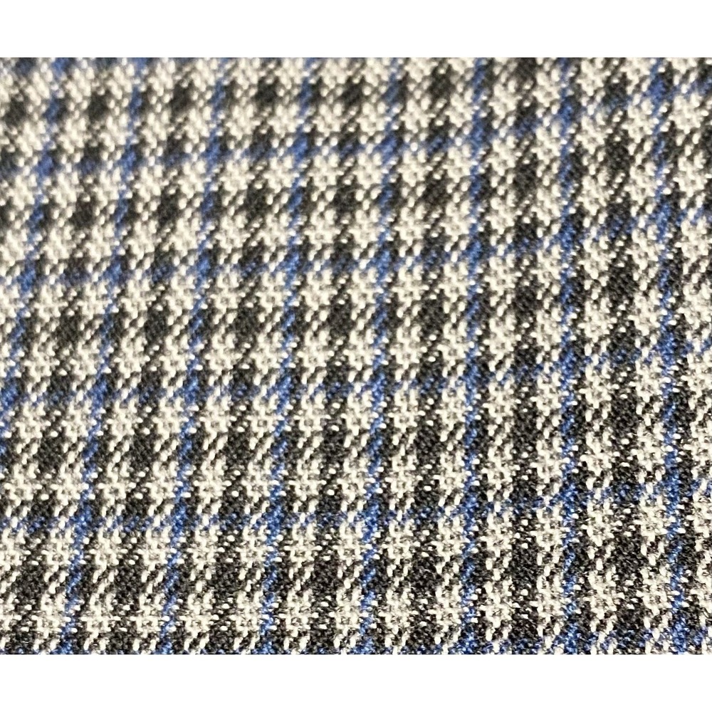 Paul Fredrick Y2K Men's NWT Blue Black Houndstooth Performance Dress Pants - 37 - Picture 4 of 6
